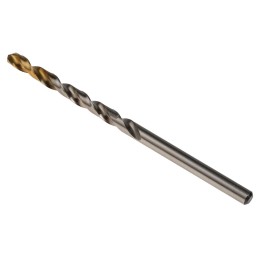 1 Box of 5 - Dormer A002 Series HSS-TiN Twist Drill Bit, 3.6mm Diameter, 70 mm Overall