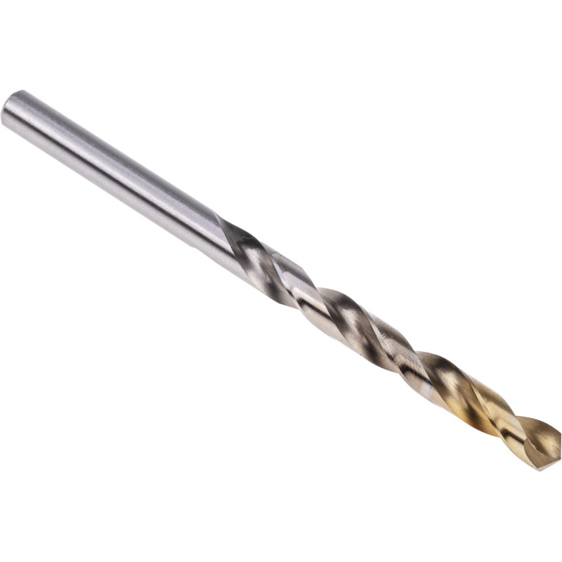 1 Box of 5 - Dormer A002 Series HSS-TiN Twist Drill Bit, 6mm Diameter, 93 mm Overall