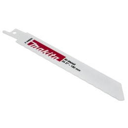 1 Box of 5 - Makita, 24 Teeth Per Inch 150mm Cutting Length Reciprocating Saw Blade, Pack of 5
