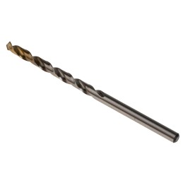 1 Box of 5 - Dormer A002 Series HSS-TiN Twist Drill Bit, 3.8mm Diameter, 75 mm Overall