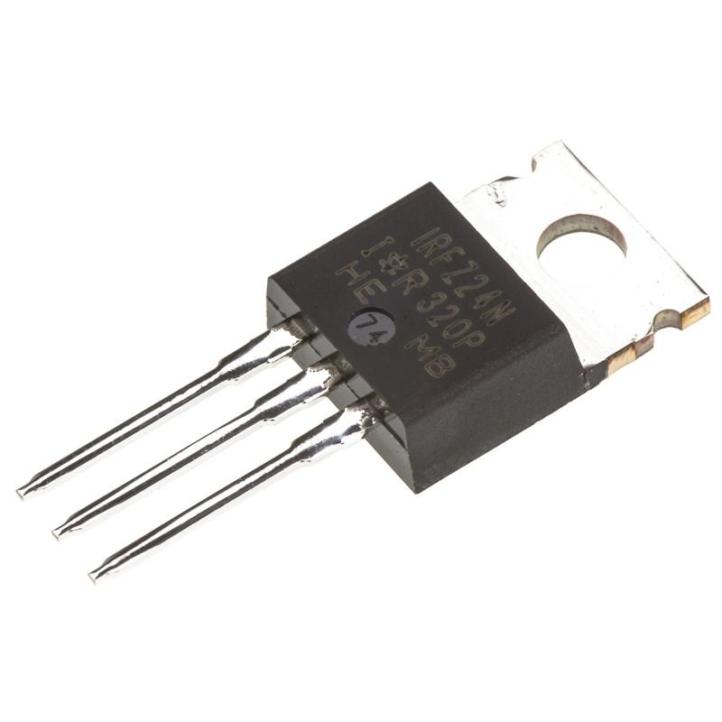1 pcs - N-Channel MOSFET, 17 A, 55 V, 3-Pin TO-220AB Infineon IRFZ24NPBF