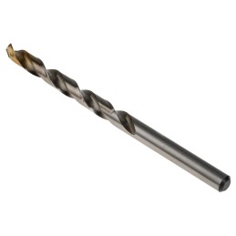 1 Box of 5 - Dormer A002 Series HSS-TiN Twist Drill Bit, 6.2mm Diameter, 101 mm Overall