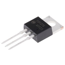 1 pcs - onsemi TIP127G PNP Darlington Transistor, 5 A 100 V HFE:1000, 3-Pin TO-220AB
