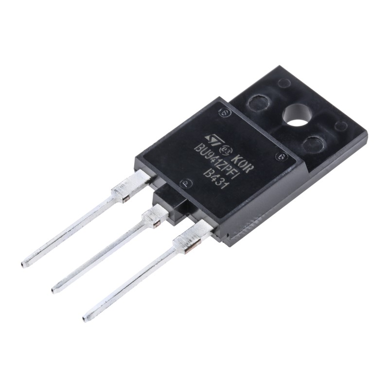 1 pcs - STMicroelectronics BU941ZPFI NPN Darlington Transistor, 15 A 350 V HFE:300, 3-Pin TO-3PF