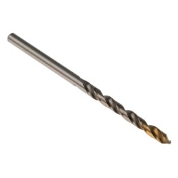 1 Box of 5 - Dormer A002 Series HSS-TiN Twist Drill Bit, 3.7mm Diameter, 70 mm Overall