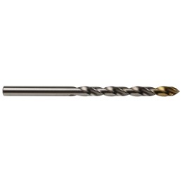 1 Box of 5 - Dormer A002 Series HSS-TiN Twist Drill Bit, 5mm Diameter, 86 mm Overall