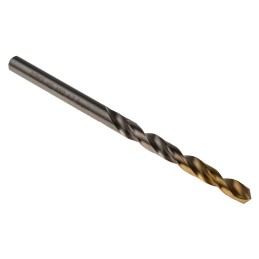 1 Box of 5 - Dormer A002 Series HSS-TiN Twist Drill Bit, 4.7mm Diameter, 80 mm Overall