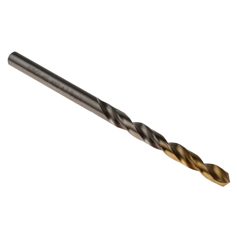 1 Box of 5 - Dormer A002 Series HSS-TiN Twist Drill Bit, 4.7mm Diameter, 80 mm Overall