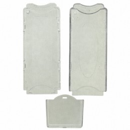 10 pcs : USB-7201-C - Box Plastic, Polycarbonate Clear Split Sides and Cap 2.795' L x 0.906' W (70.99mm x 23.01mm) X 0.343' (8.7