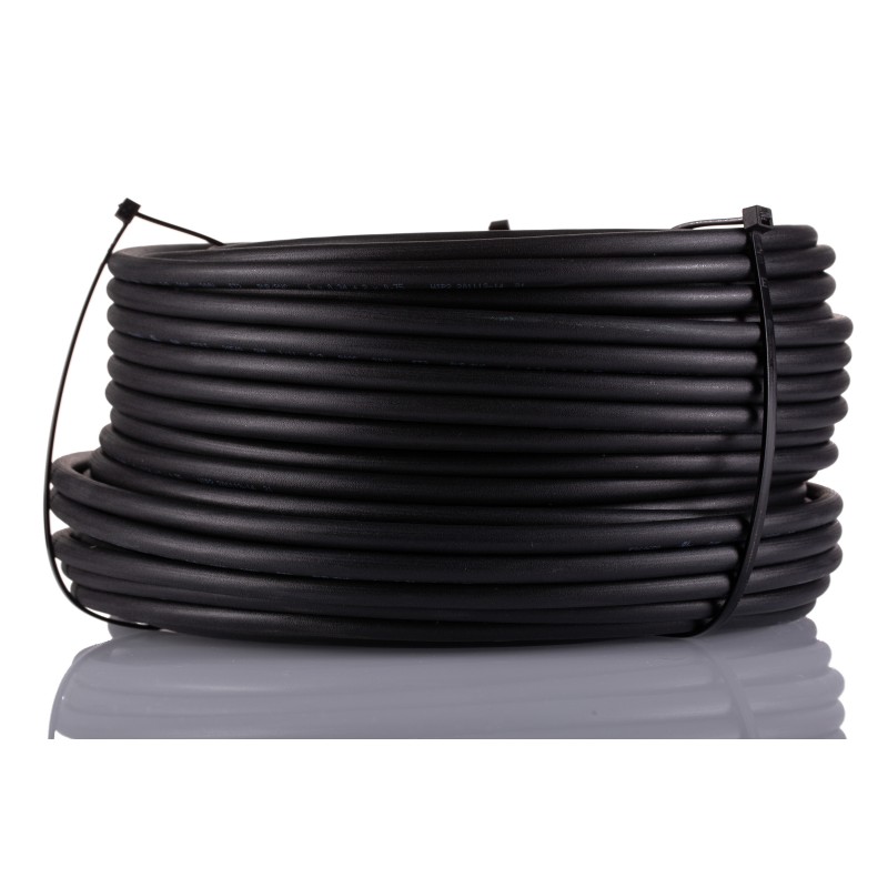1 pcs - Phoenix Contact SACB- 6X0.34/2X0.75-50 PUR Data Cable, 8 Cores, 0.34 mm², 0.75 mm², Unscreened, 50m, Black PUR Sheath,