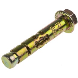 10 pcs - RawlPlug Steel Masonry Anchor M6 x 40mm, 8mm Fixing Hole