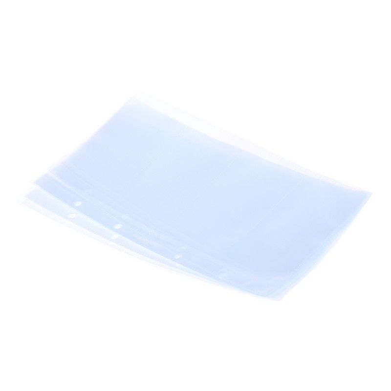 10 pcs - Durable Transparent Business Card Pocket