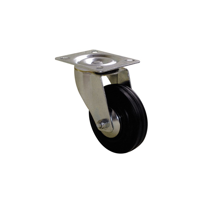 1 pcs - Guitel Hervieu Swivel Castor Wheel, 80kg Capacity, 80mm Wheel