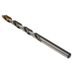 1 Box of 5 - Dormer A002 Series HSS-TiN Twist Drill Bit, 6.4mm Diameter, 101 mm Overall