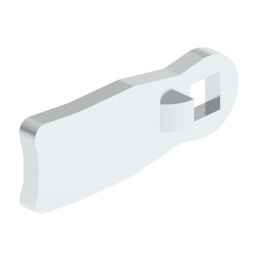 10 pcs : 30403033 - Cam With Stopper 0.079' (2.00mm) Cam Height 1.772' (45.00mm) Cam Length Steel, Zinc Plated