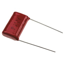 5 pcs - Panasonic ECQE(F) Polyester Film Capacitor, 400V dc, ±5%, 1μF, Through Hole