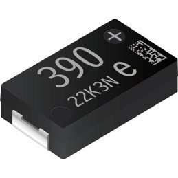 3500 pcs - Panasonic 390μF Surface Mount Polymer Capacitor, 2.5V