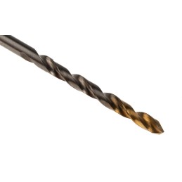 1 Box of 5 - Dormer A002 Series HSS-TiN Twist Drill Bit, 3.5mm Diameter, 70 mm Overall