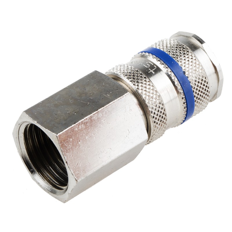 1 pcs - RS PRO Steel Female Pneumatic Quick Connect Coupling, G 1/2 Female Threaded