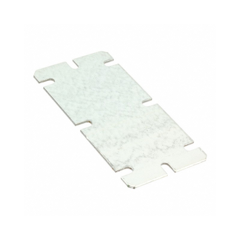 10 pcs : PIX-11760 - Metal, Steel Panel, Inner 3.858' L x 1.929' W x 0.063' H (98.00mm x 49.00mm x 1.60mm) Natural