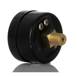 1 pcs - RS PRO BSP 1/8in Analogue Vacuum Gauge 0bar Back Entry, -1bar min.