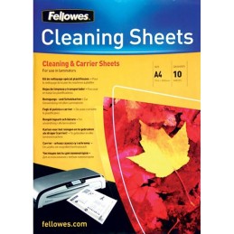 10 pcs - Fellowes A4 Laminator Cleaning Sheets, 10 Pack Quantity