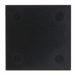 10 pcs : PBC-1563-C - Plastic, ABS Cover, Lid 1.570' L x 1.570' W x 0.055' H (39.88mm x 39.88mm x 1.40mm) Black