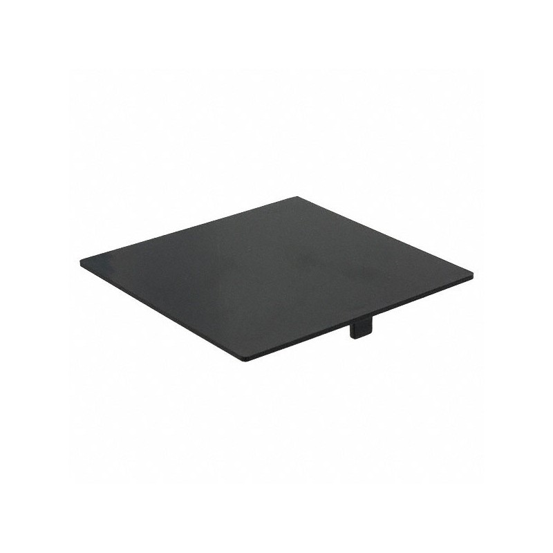 10 pcs : PBC-1576-C - Plastic, ABS Cover, Lid 3.000' L x 3.000' W x 0.075' H (76.20mm x 76.20mm x 1.91mm) Black