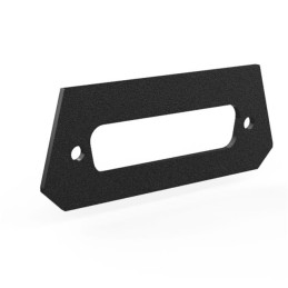 10 pcs : 2005DB25 - Plastic, ABS Panel, End 2.486' L x 0.993' W x 0.060' H (63.14mm x 25.22mm x 1.52mm) Black