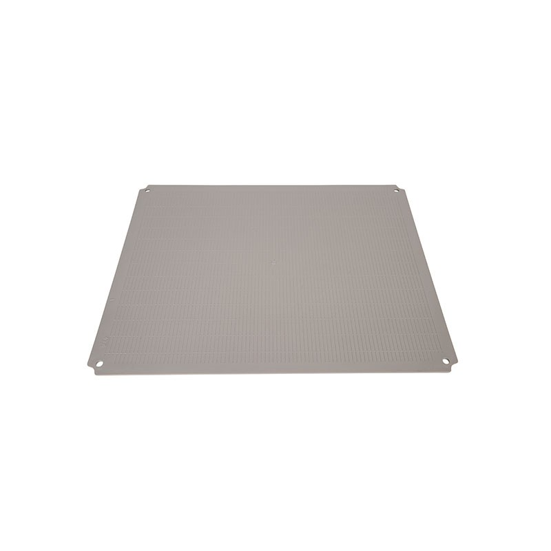 10 pcs : PTX-11046-P - Plastic, ABS Panel, Inner 4.823' L x 4.823' W x 0.142' H (123.00mm x 123.00mm x 3.60mm) Gray