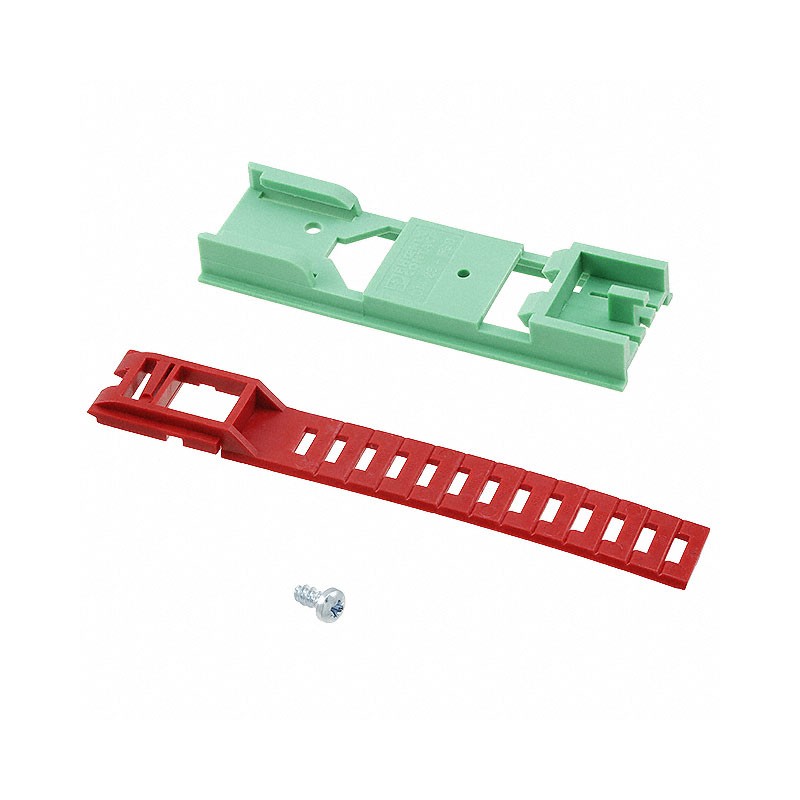 10 pcs : 2959434 - Plastic, Non Specified Panel, Bottom 1.764' L x 1.043' W (44.80mm x 26.50mm) Green