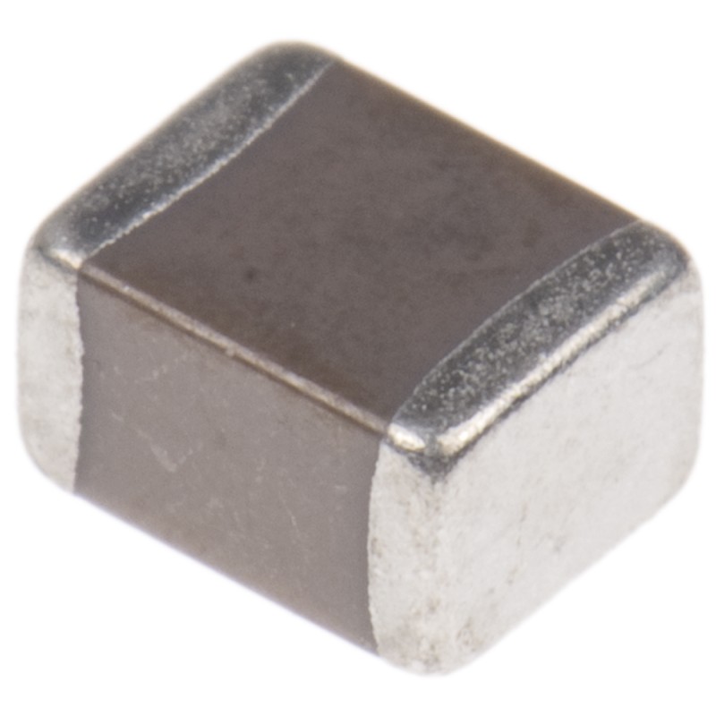 5 pcs - KEMET 2.2μF Multilayer Ceramic Capacitor MLCC, 100V dc V, ±10% , SMD