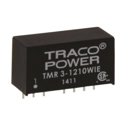 1 pcs - TRACOPOWER TMR 3WIE DC-DC Converter, 3.3V dc/ 700mA Output, 4.5 - 18 V dc Input, 3W, Through Hole, +85°C Max