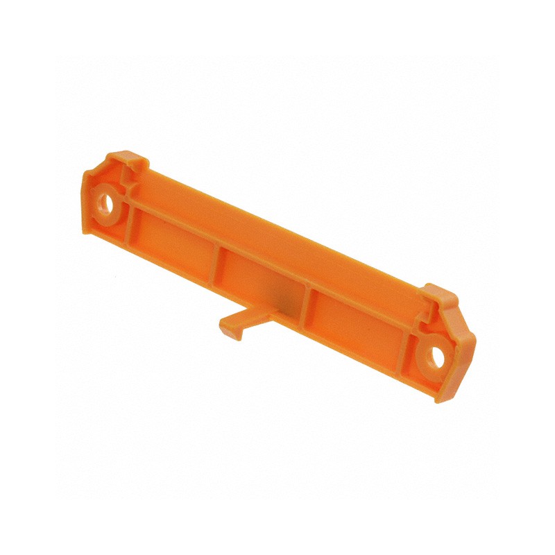 10 pcs : 1324260000 - Plastic, Polyamide Panel, End 3.402' L x 0.484' W x 0.787' H (86.40mm x 12.30mm x 20.00mm) Orange