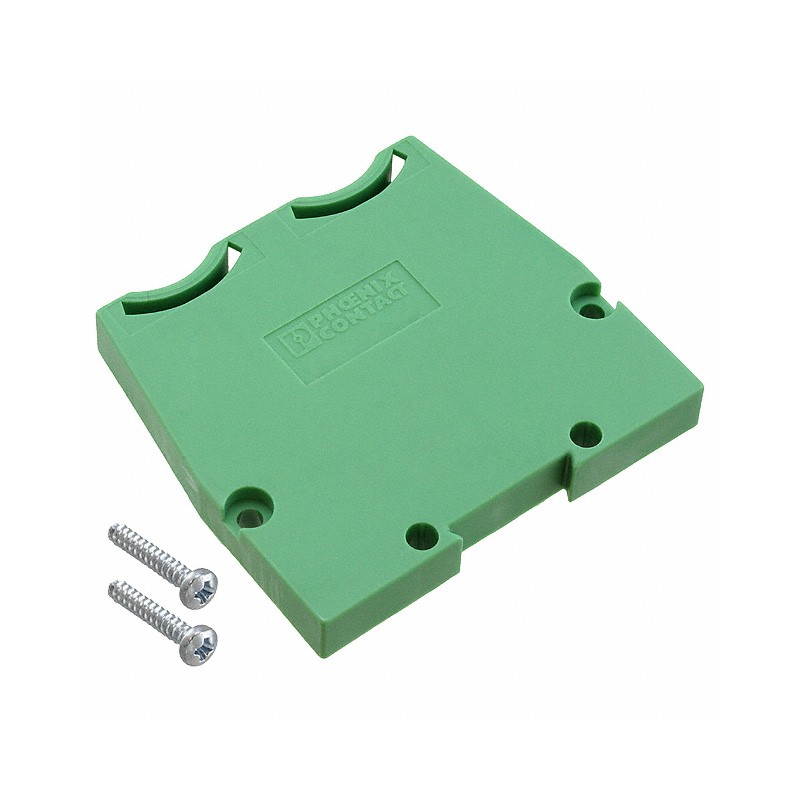 10 pcs : 2959311 - Plastic, Polyamide Panel, Side 1.772' L x 0.236' W x 1.614' H (45.00mm x 6.00mm x 41.00mm) Green