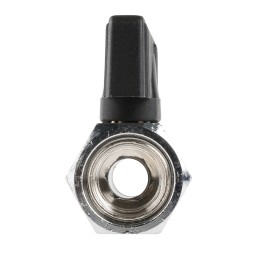 1 pcs - RS PRO Chrome Plated Brass Hydraulic Ball Valve G 1/4