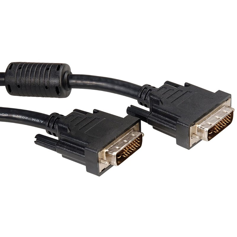 1 pcs - Roline, Male DVI-D Dual Link to Male DVI-D Dual Link Cable, 2m