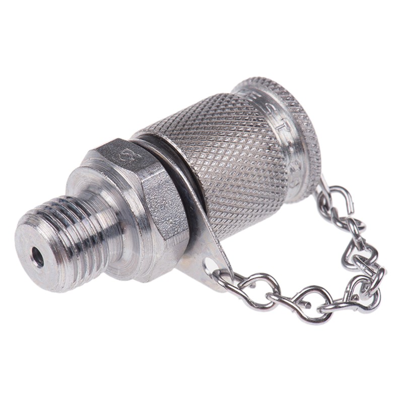 1 pcs - Stauff Hydraulic Test Point G 1/4 Male, SMK 20 R 1/4 VB