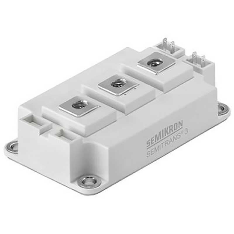 1 pcs - Semikron SKM300GB12E4 Dual IGBT Module, 422 A 1200 V, 7-Pin SEMITRANS3, Screw Mount