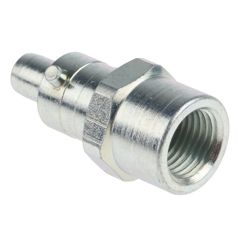 1 pcs - RS PRO Steel Female Pneumatic Quick Connect Coupling, Rp 1/4 Female Threaded