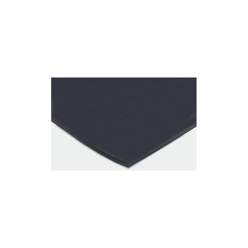 1 pcs - RS PRO Black Rubber Sheet, 600mm x 600mm x 3mm