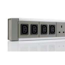 1 pcs - RS PRO 2m 2 Socket IEC C14 Extension Lead, 230 V ac