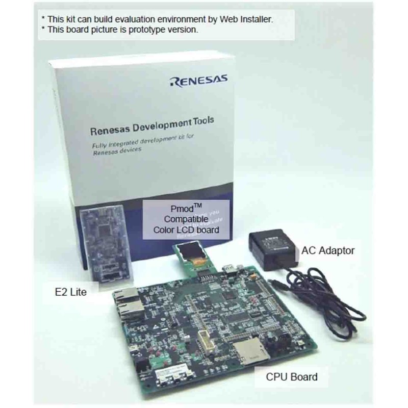 1 pcs - Renesas Electronics RX72M-Starter-Kit-Plus (Kit with CS+ & e² studio) Starter Kit RTK5572MNDS00000BE