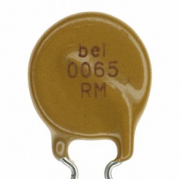 10 pcs : 0ZRM0065FF1E - PTC RESET FUSE 120V 650MA RADIAL
