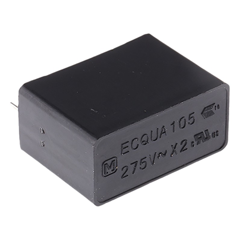 5 pcs - Panasonic ECQUA Polypropylene Film Capacitor, 275V ac, ±20%, 1μF, Through Hole