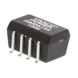 1 pcs - TRACOPOWER TSM DC-DC Converter, 15V dc/ 65mA Output, 4.5 - 5.5 V dc Input, 1W, Surface Mount, +85°C Max Temp