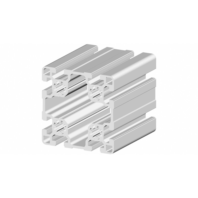1 pcs - RS PRO Silver Aluminium, Anodized Profile Strut, 90 x 90 mm, 10mm Groove, 3m Length