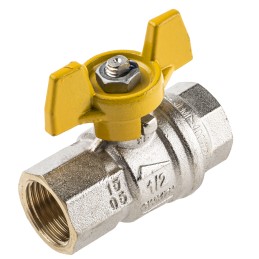 1 pcs - RS PRO Brass 2 Way, Ball Valve, BSPP 1/2in, 40 - 30bar Operating Pressure