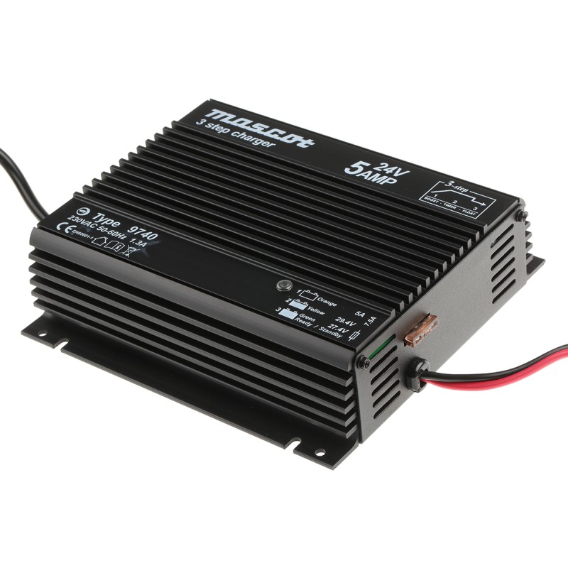 1 pcs - Mascot Battery Charger For Lead Acid 24V 5A with UK plug