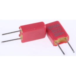 5 pcs - WIMA MKS02 Polyester Film Capacitor, 160 V ac, 250 V dc, ±20%, 3.3nF, Through Hole